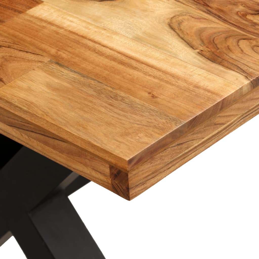 Ruokapöytä kiinteä akaasia- ja mangopuu 180x90x76 cm - Sisustajankoti.fi