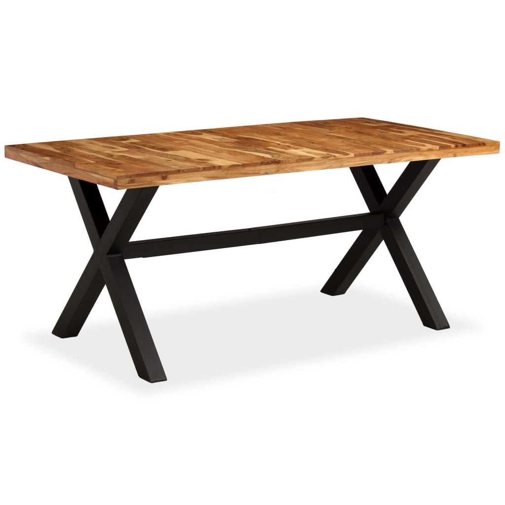 Ruokapöytä kiinteä akaasia- ja mangopuu 180x90x76 cm - Sisustajankoti.fi