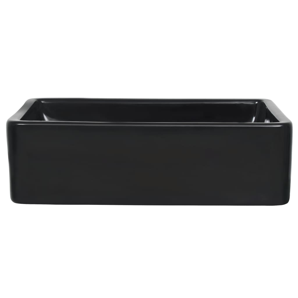 Keraaminen pesuallas suorakaide 41x30x12 cm musta - Sisustajankoti.fi