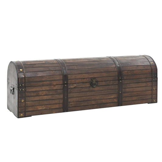 Säilytysarkku massiivipuu vintagetyyli 120x30x40 cm - Sisustajankoti.fi