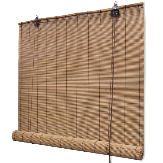 Rullaverho bambu 80x220 cm ruskea - Sisustajankoti.fi