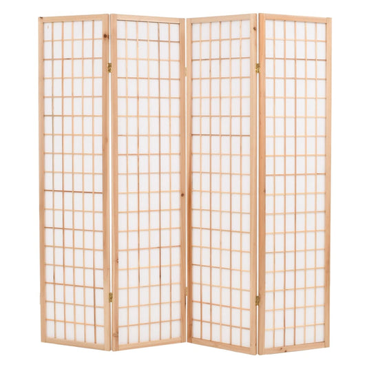 Taitettava tilanjakaja 4 paneelia japanilaistyylinen 160x170cm - Sisustajankoti.fi