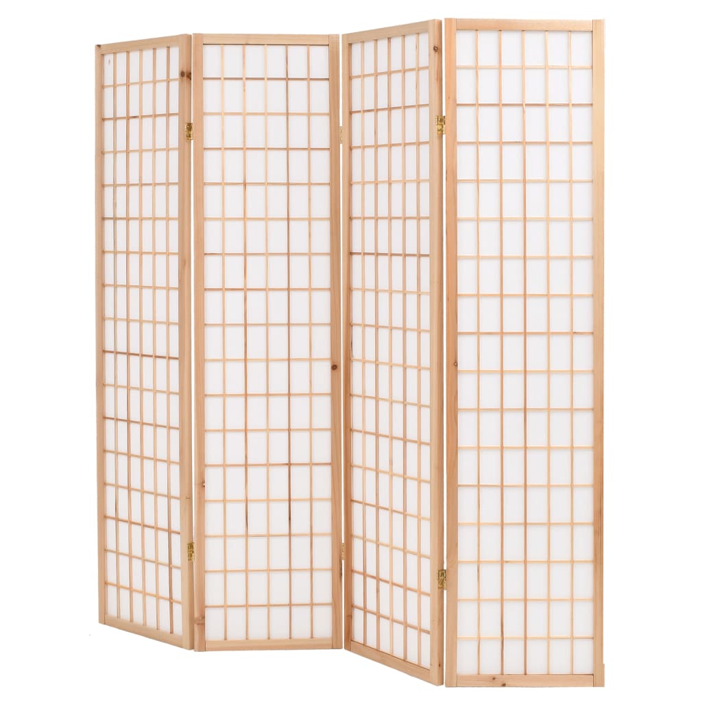 Taitettava tilanjakaja 4 paneelia japanilaistyylinen 160x170cm - Sisustajankoti.fi
