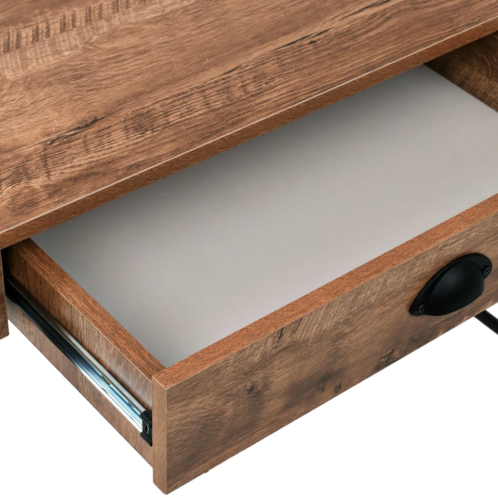 Kirjoituspöytä vetolaatikolla 110x55x75 cm tammen värinen - Sisustajankoti.fi