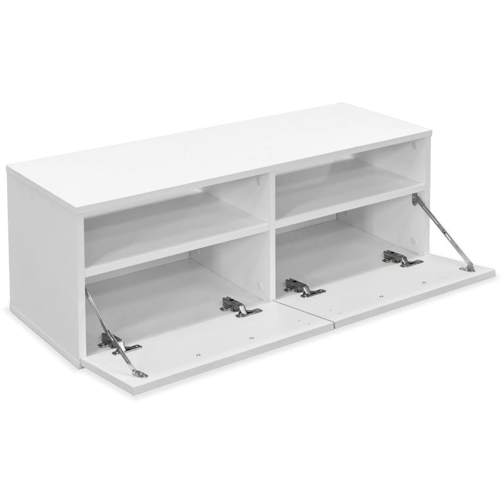 TV-tasot 2 kpl 95x35x36 cm valkoinen - Sisustajankoti.fi