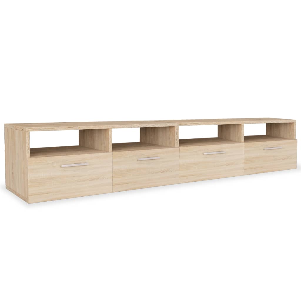 TV-tasot 2 kpl 95x35x36 cm tammi - Sisustajankoti.fi