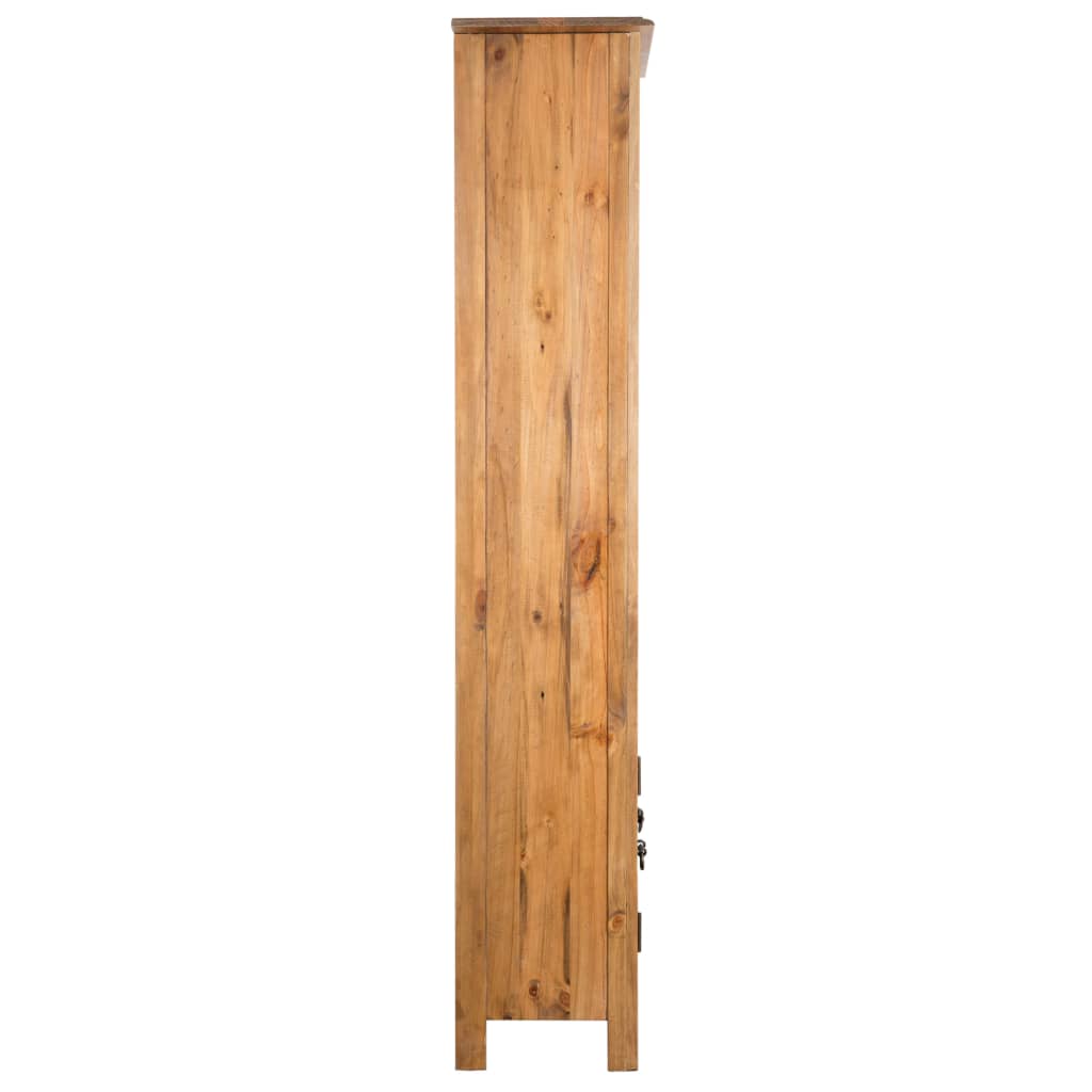 Kylpyhuoneen lattiakaappi kierrätetty mänty 48x32x170 cm - Sisustajankoti.fi