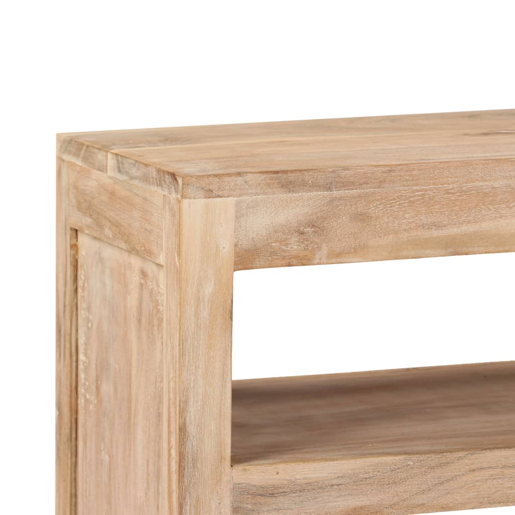 TV-taso kiinteä akaasiapuu 90x30x55 cm vaaleanruskea - Sisustajankoti.fi