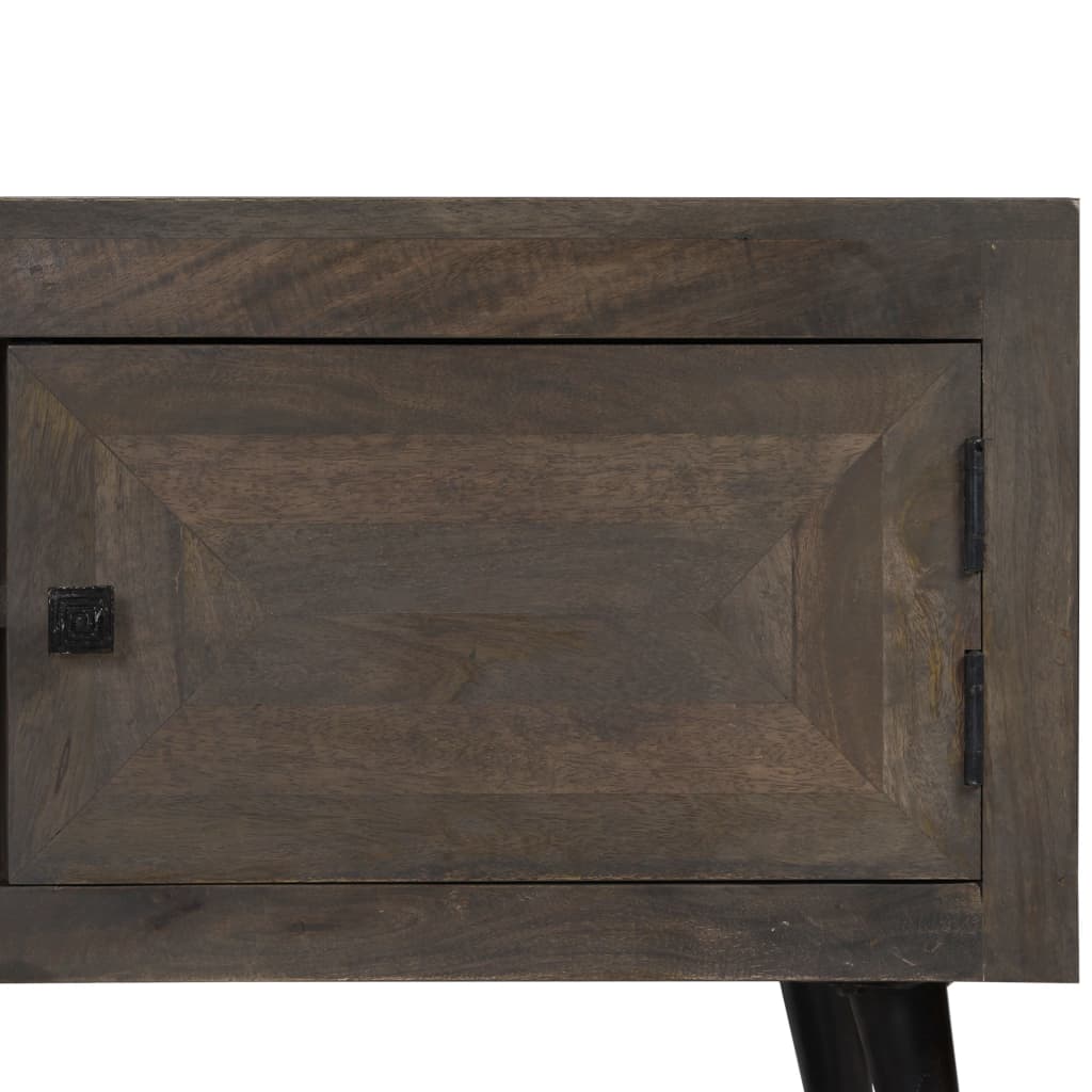 TV-taso kiinteä mangopuu 140x30x45 cm - Sisustajankoti.fi