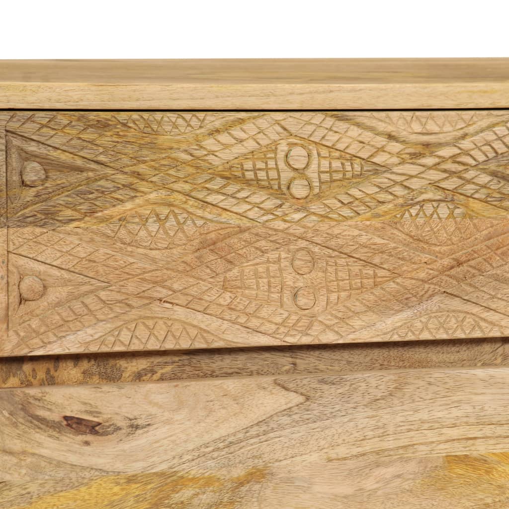 TV-taso kiinteä mangopuu 120x30x40 cm - Sisustajankoti.fi