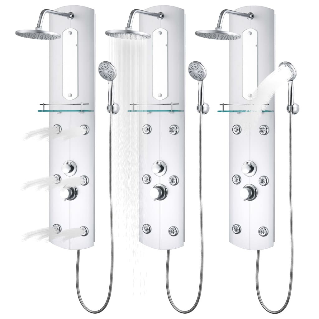 Suihkupaneeli 25x43x120 cm hopea - Sisustajankoti.fi