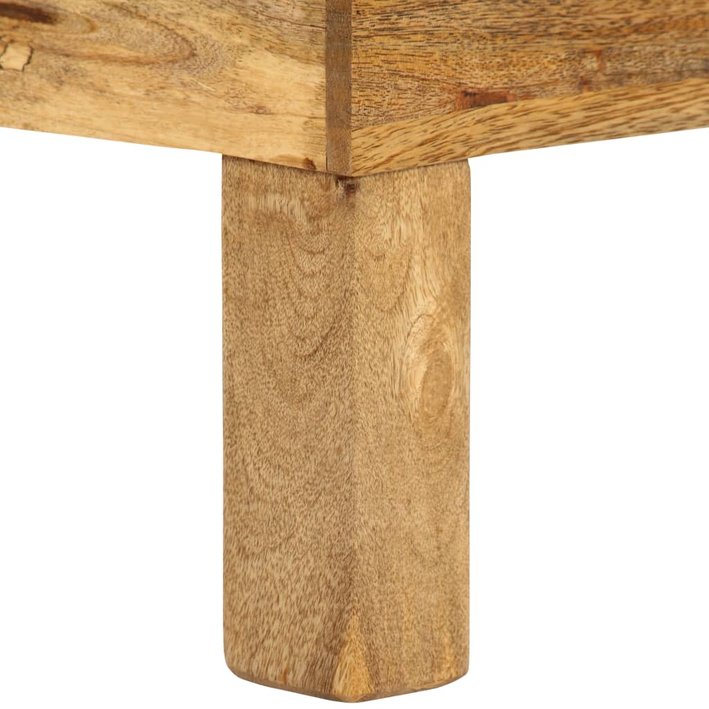Sohvapöytä kiinteä mangopuu 110x55x35 cm - Sisustajankoti.fi