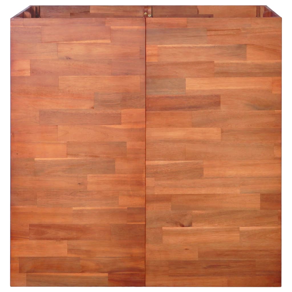Puutarhan korotettu kukkalaatikko akaasiapuu 100x100x100 cm - Sisustajankoti.fi