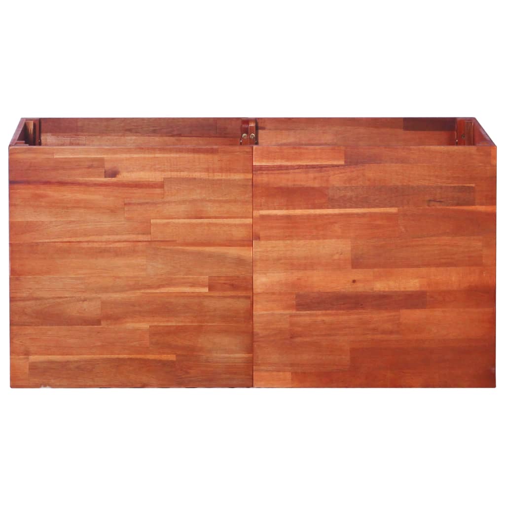 Puutarhan korotettu kukkalaatikko akaasiapuu 100x50x50 cm - Sisustajankoti.fi