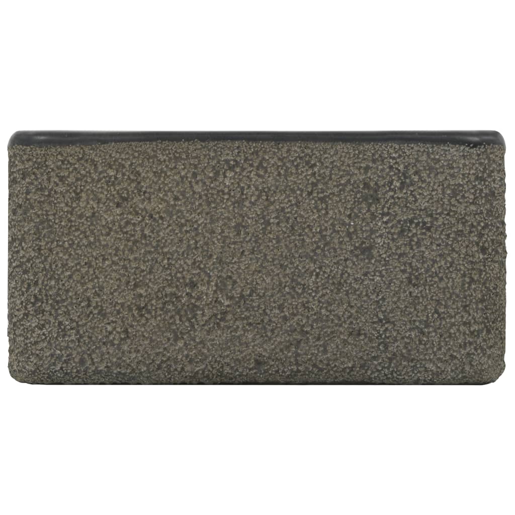 Pesuallas jokikivi 30x30x15 cm musta - Sisustajankoti.fi