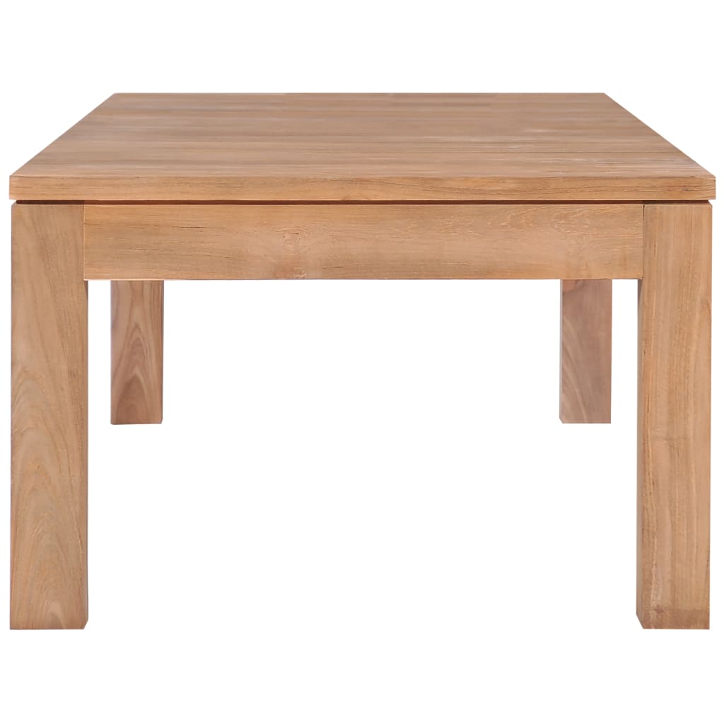 Sohvapöytä luonnollisesti käsitelty tiikki 110x60x40 cm - Sisustajankoti.fi