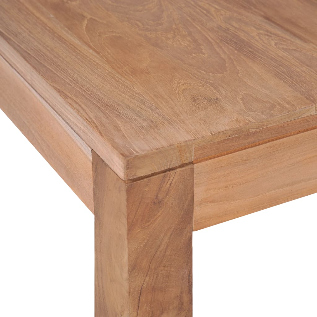 Sohvapöytä luonnollisesti käsitelty tiikki 110x60x40 cm - Sisustajankoti.fi