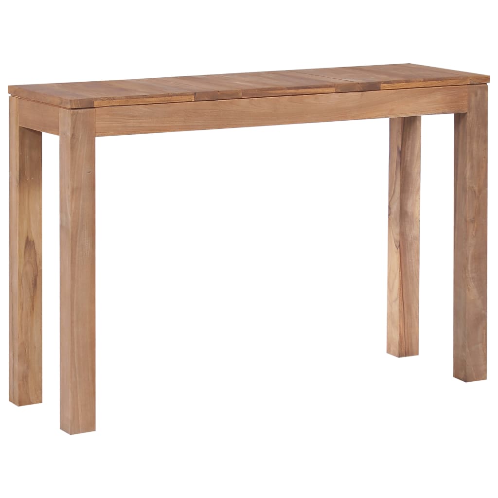 Konsolipöytä tiikki luonnollinen viimeistely 110x35x76 cm - Sisustajankoti.fi