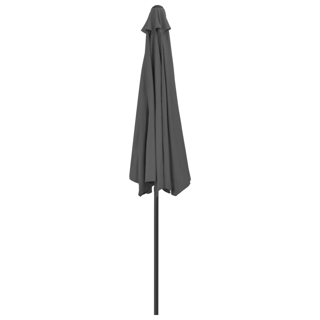 Parvekkeen puoliaurinkovarjo alumiinitanko 300x150 cm antrasiitti - Sisustajankoti.fi