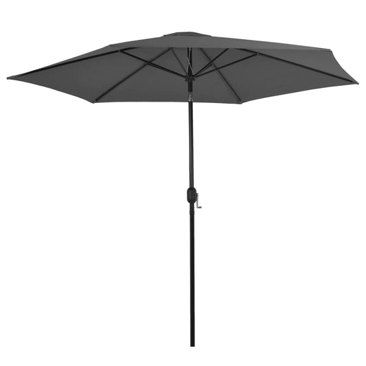 Aurinkovarjo metallirunko 300 cm antrasiitti - Sisustajankoti.fi