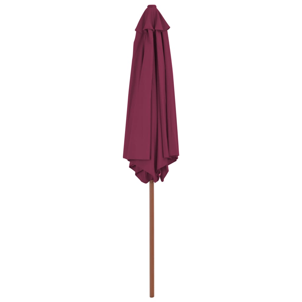 Aurinkovarjo puurunko 270 cm viininpunainen - Sisustajankoti.fi