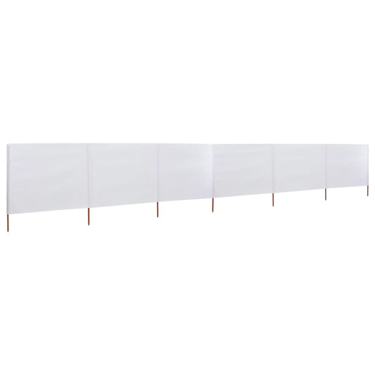 Tuulensuojakangas 6 paneelilla 800 x 80 cm valkoinen - Sisustajankoti.fi