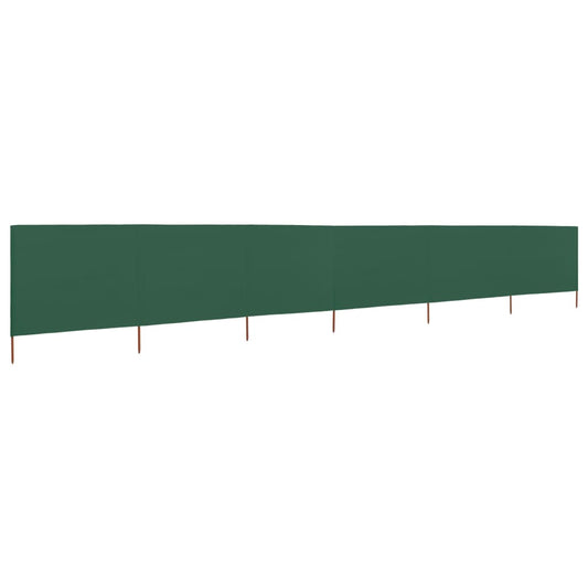 Tuulensuojakangas 6 paneelilla 800 x 80 cm vihreä - Sisustajankoti.fi