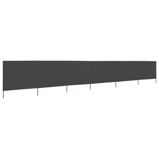 Tuulensuojakangas 6 paneelilla 800 x 80 cm harmaa - Sisustajankoti.fi