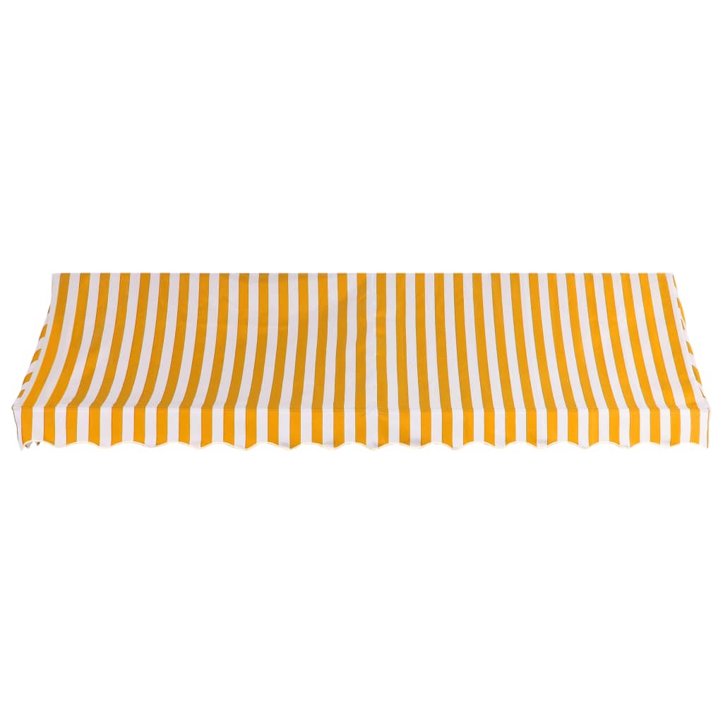 Bistromarkiisi 400x120 cm oranssi ja valkoinen - Sisustajankoti.fi
