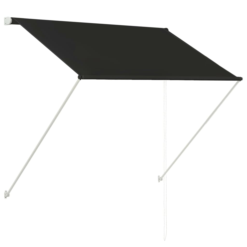 Sisäänkelattava markiisi 150x150 cm antrasiitti - Sisustajankoti.fi