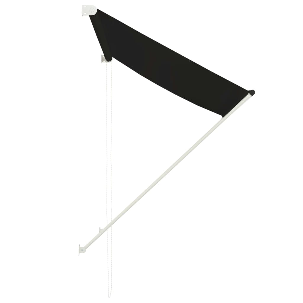 Sisäänkelattava markiisi 150x150 cm antrasiitti - Sisustajankoti.fi