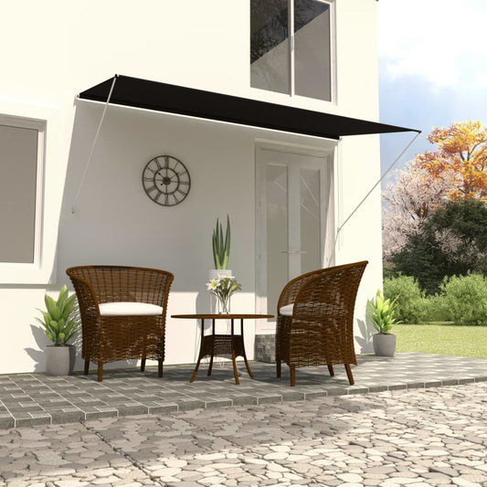 Sisäänkelattava markiisi 250x150 cm antrasiitti - Sisustajankoti.fi