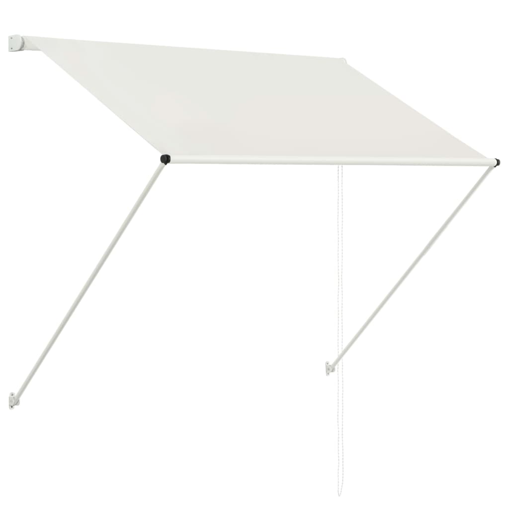 Sisäänkelattava markiisi 150x150 cm kerma - Sisustajankoti.fi