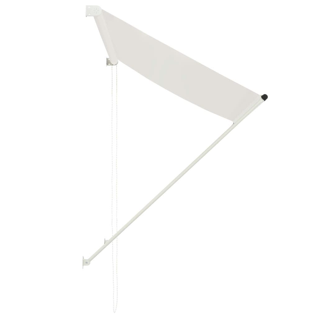 Sisäänkelattava markiisi 150x150 cm kerma - Sisustajankoti.fi