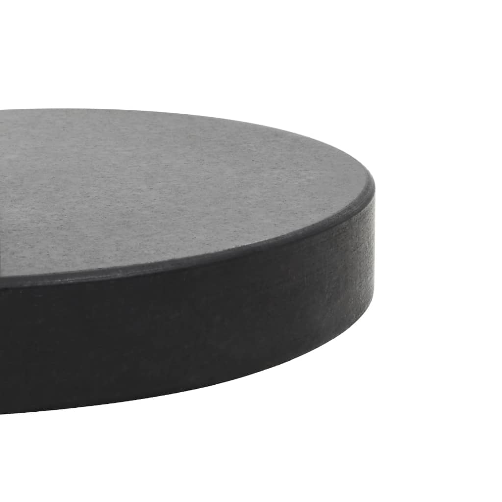 Aurinkovarjon alusta graniitti 30 kg pyöreä musta - Sisustajankoti.fi