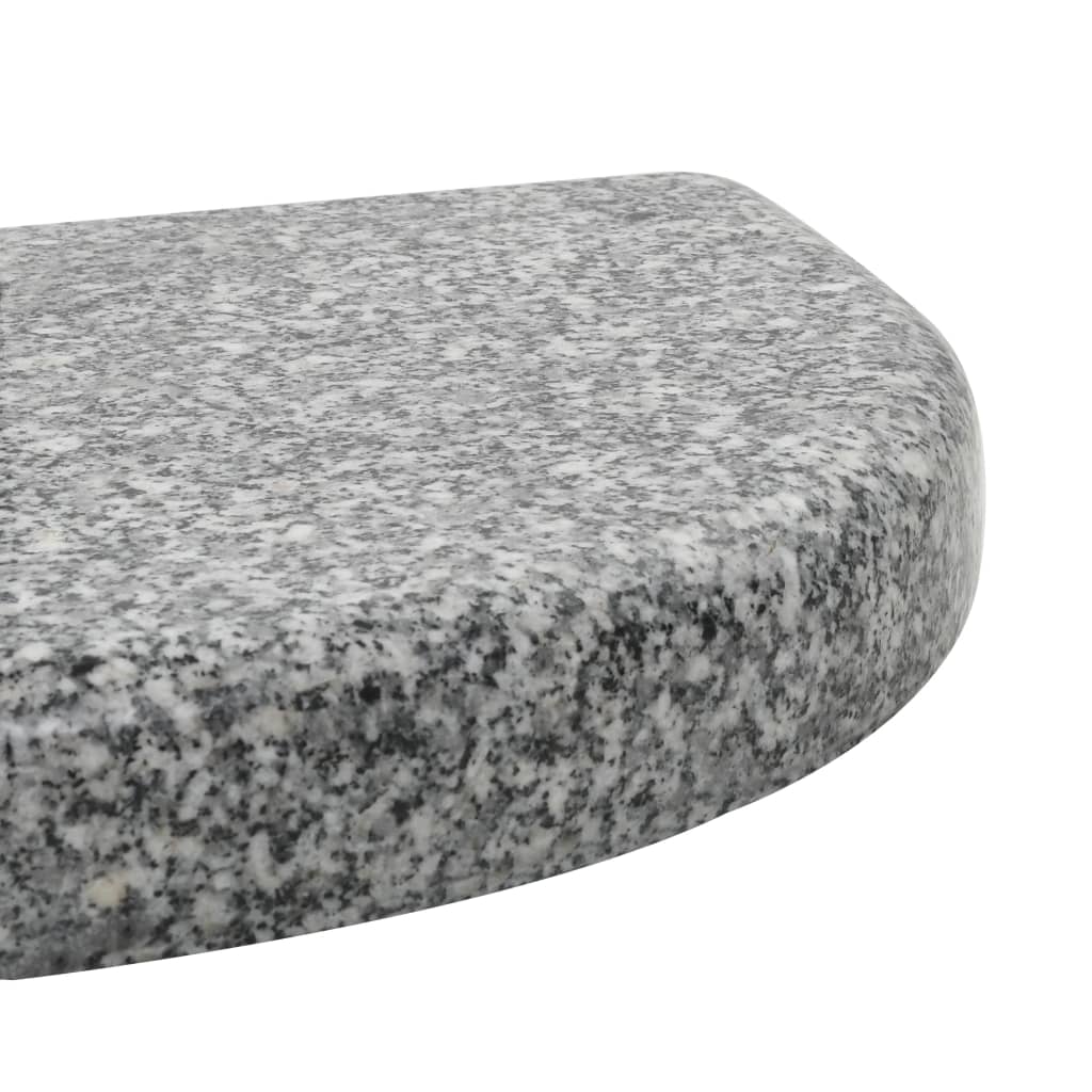 Aurinkovarjon alusta graniitti 10 kg kaareva harmaa - Sisustajankoti.fi