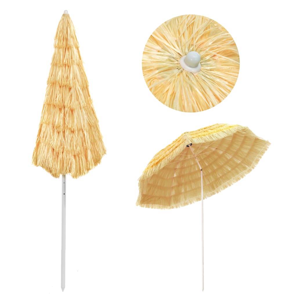 Rantavarjo luonnollinen 300 cm Havaijityyli - Sisustajankoti.fi