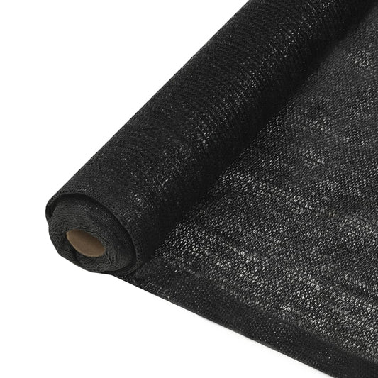 Näkösuoja HDPE 2x25 m musta - Sisustajankoti.fi