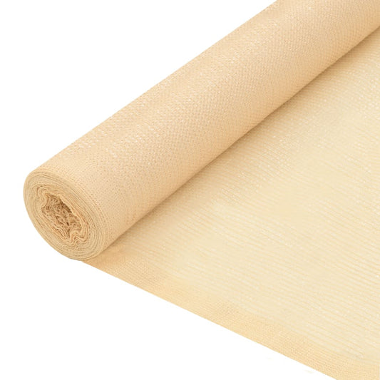 Näkösuoja HDPE 2x50 m beige - Sisustajankoti.fi