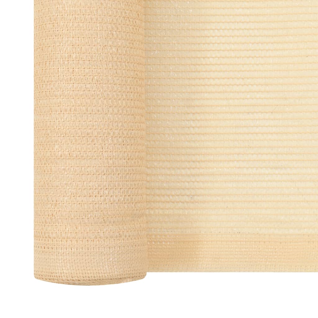 Näkösuoja HDPE 2x50 m beige - Sisustajankoti.fi