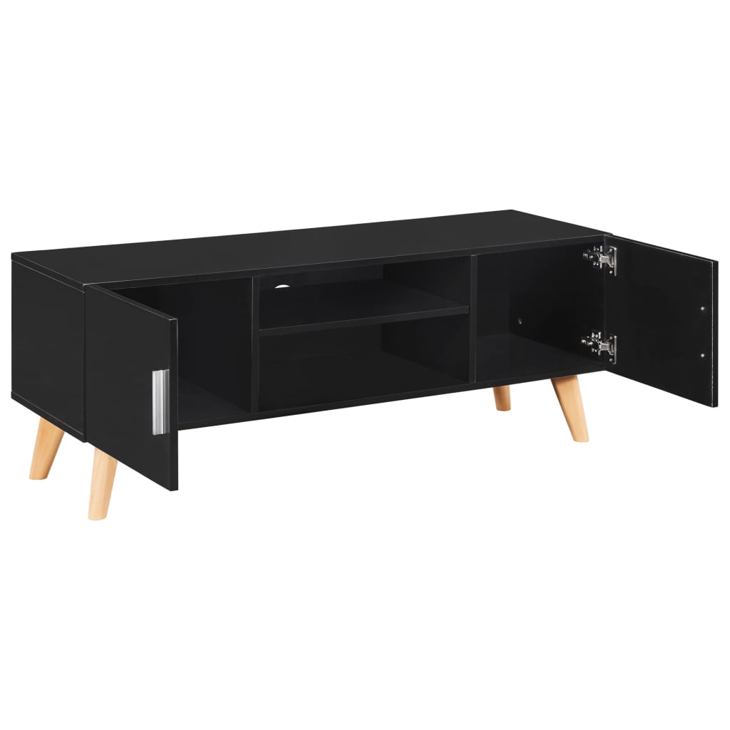 TV-taso 120x40x46 cm MDF musta - Sisustajankoti.fi