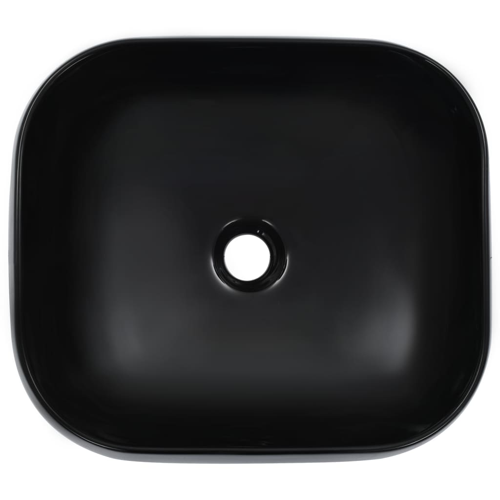 Pesuallas 44,5x39,5x14,5 cm keraaminen musta - Sisustajankoti.fi