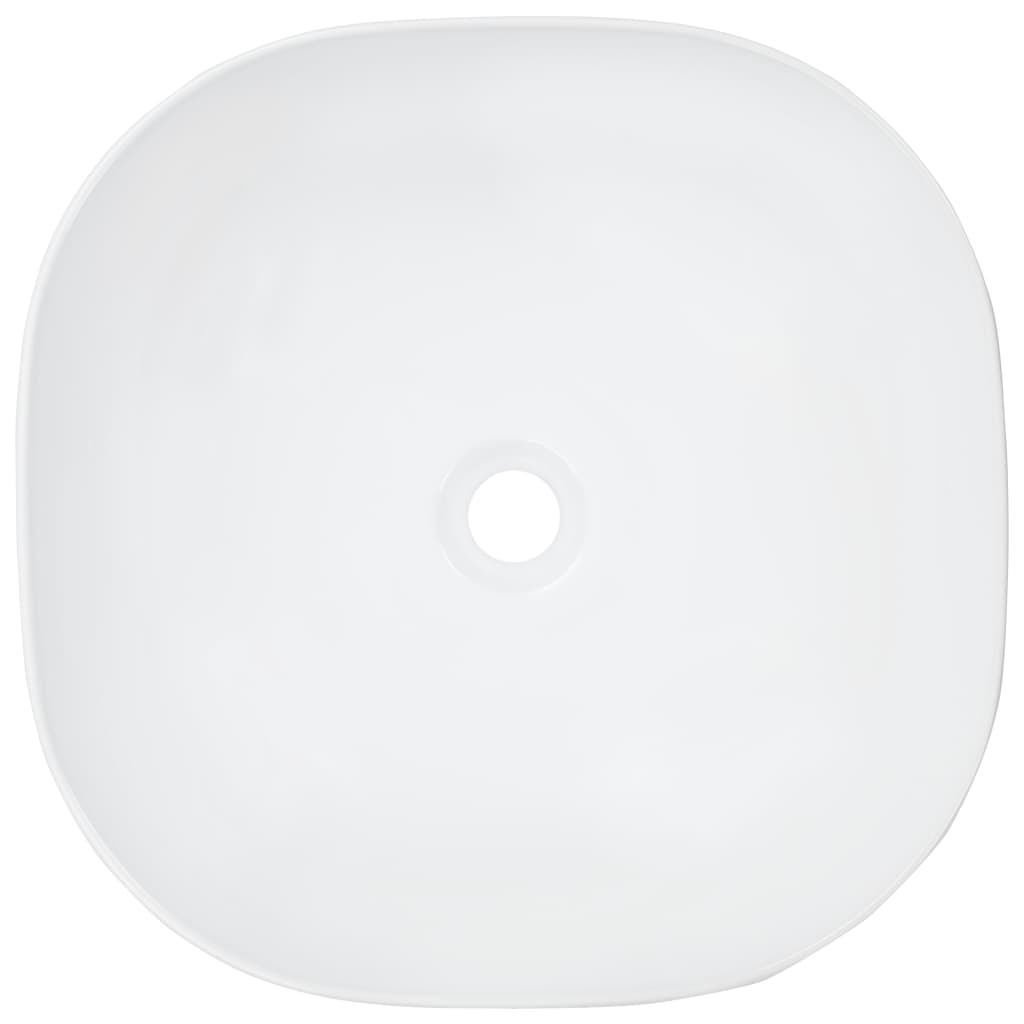 Pesuallas 42,5x42,5x14,5 cm keraaminen valkoinen - Sisustajankoti.fi
