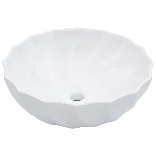 Pesuallas 46x17 cm keraaminen valkoinen - Sisustajankoti.fi