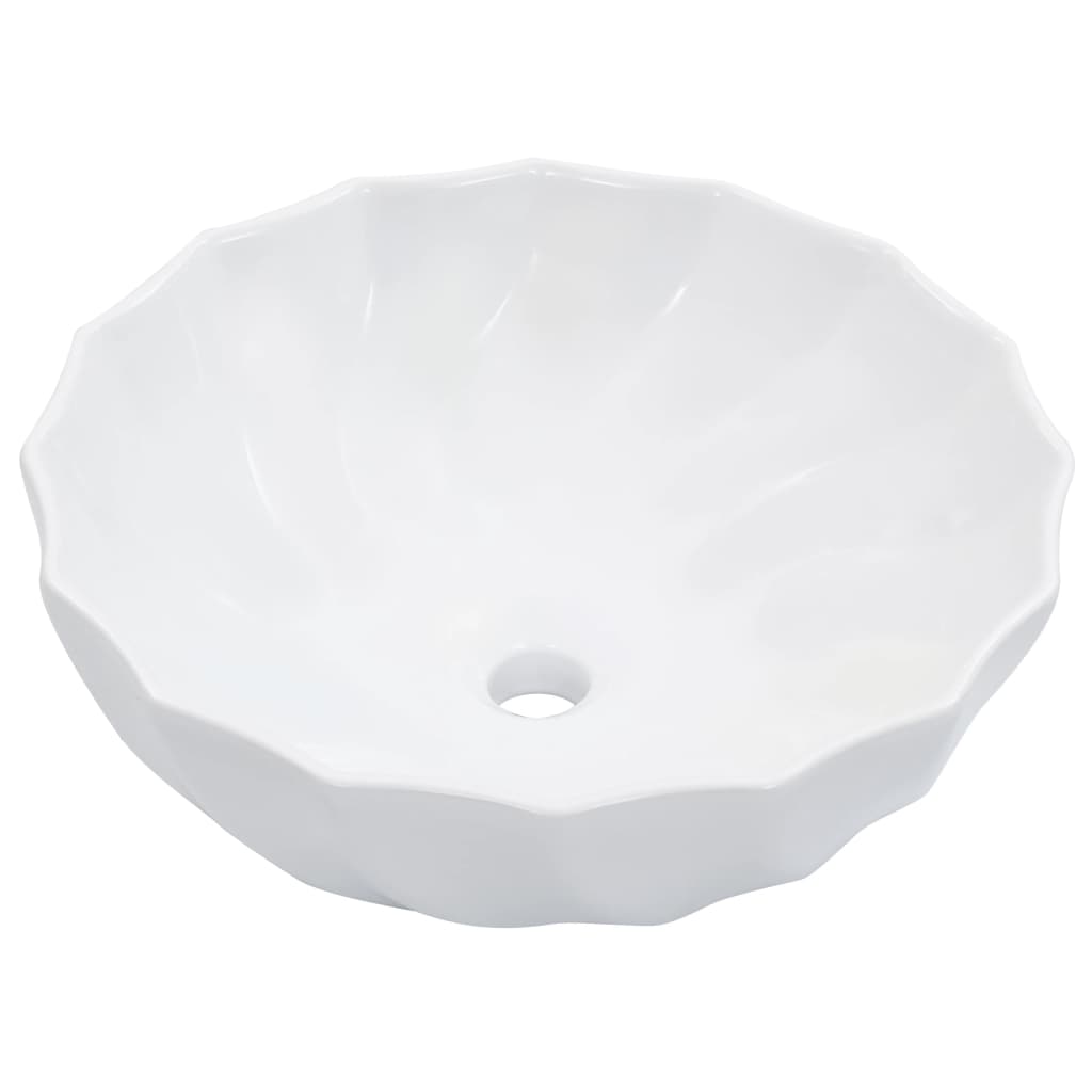 Pesuallas 46x17 cm keraaminen valkoinen - Sisustajankoti.fi