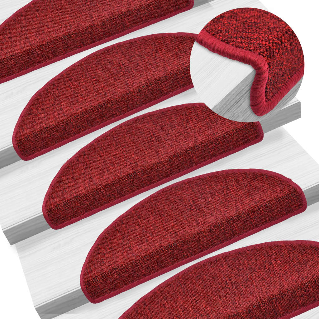 Porrasmatot 15 kpl Bordeaux'n punainen 65 x 24 x 4 cm - Sisustajankoti.fi