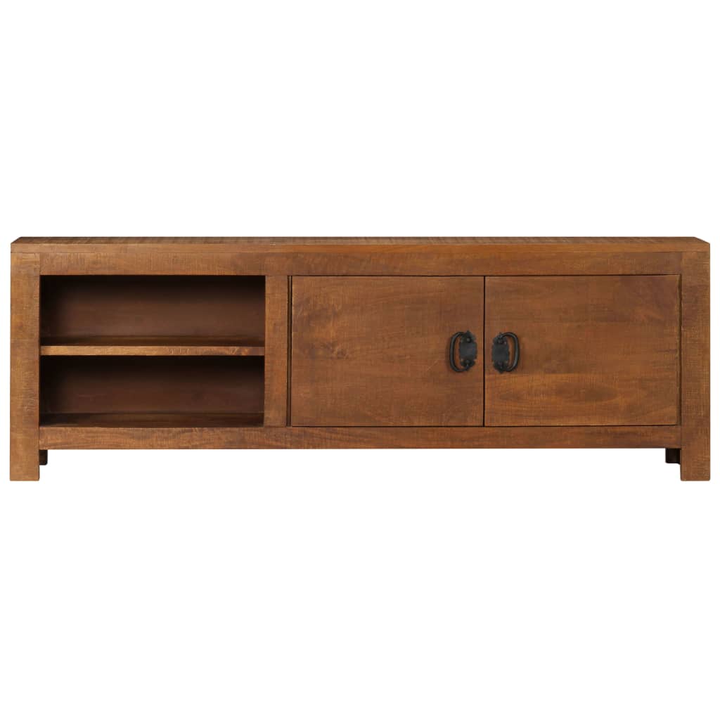 TV-taso 120x40x30 cm täysi mangopuu - Sisustajankoti.fi