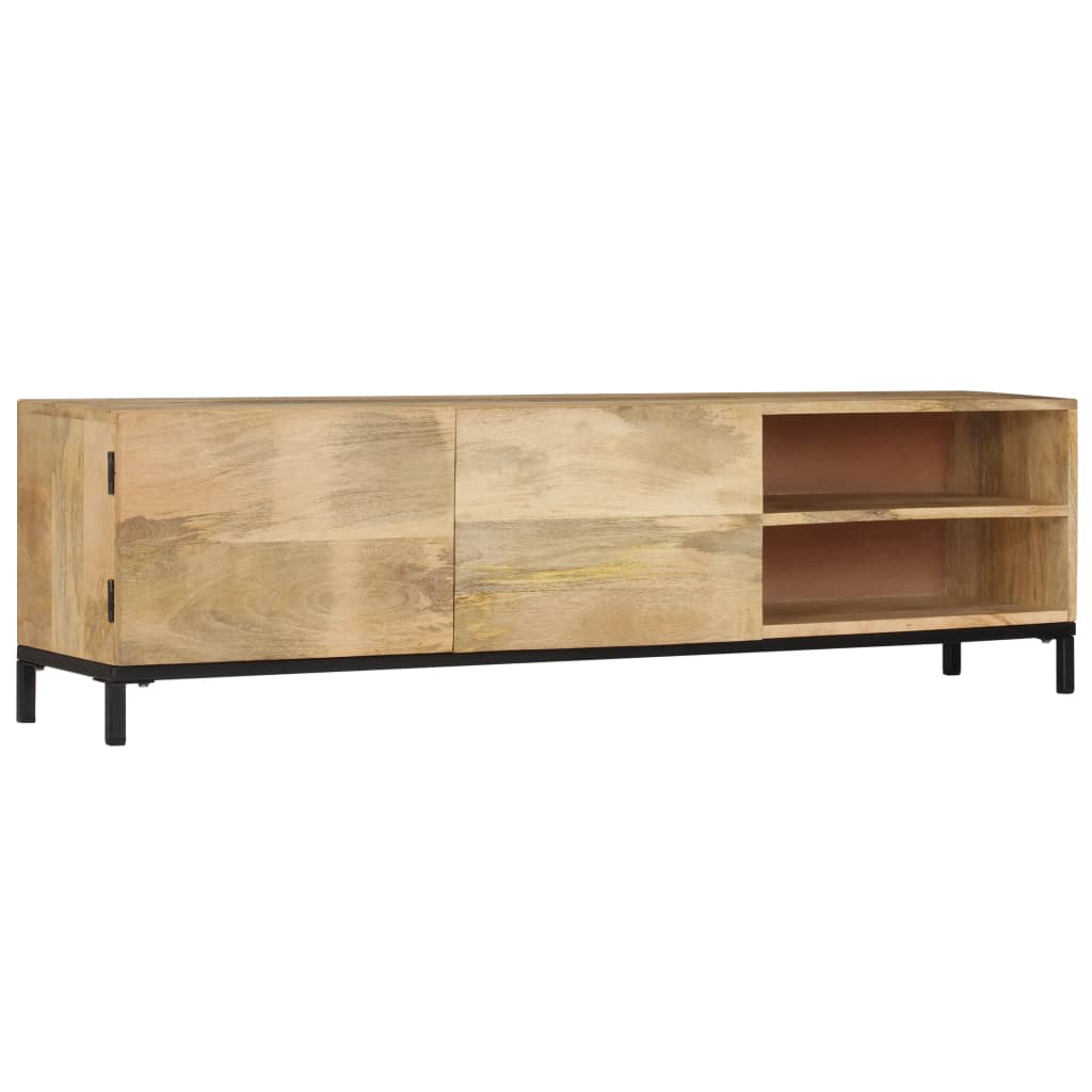 TV-taso 145x30x41 cm kiinteä mangopuu - Sisustajankoti.fi