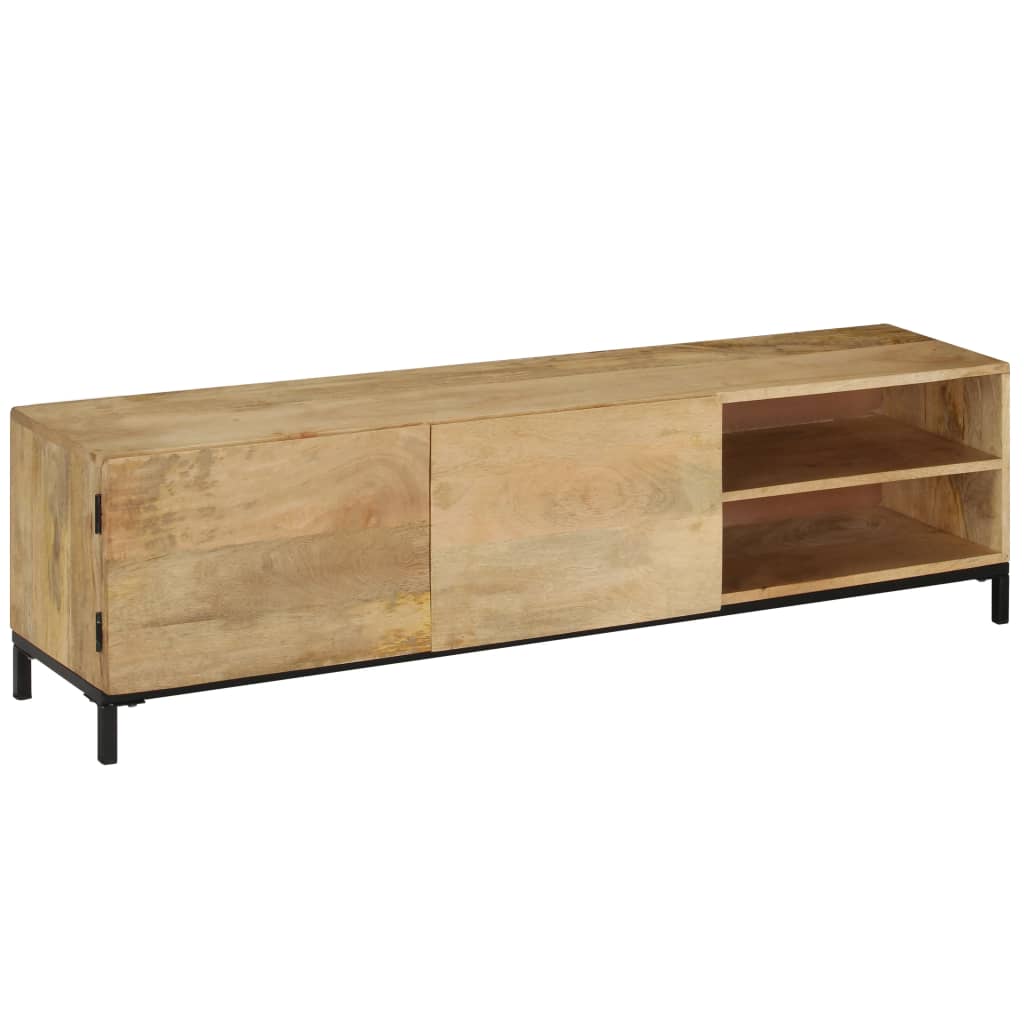TV-taso 145x30x41 cm kiinteä mangopuu - Sisustajankoti.fi