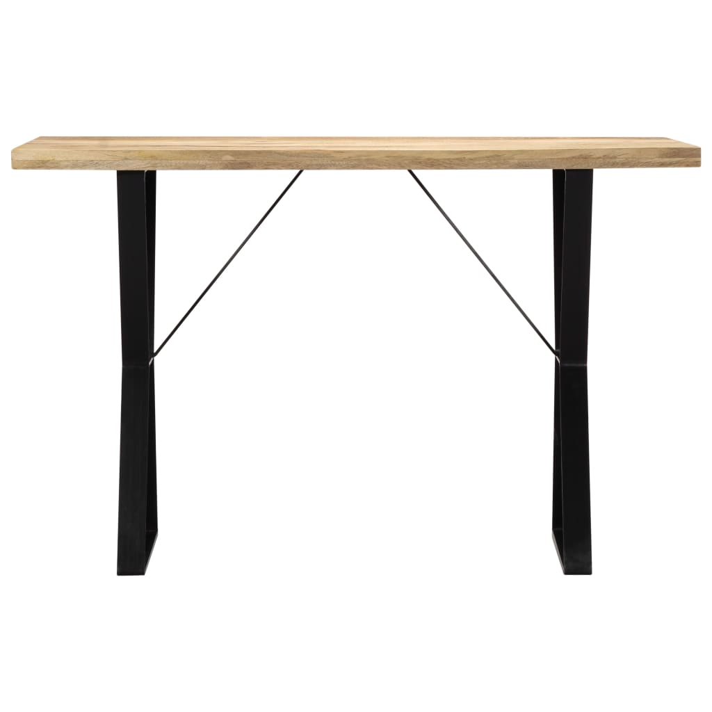Ruokapöytä 120x60x76 cm kiinteä mangopuu - Sisustajankoti.fi